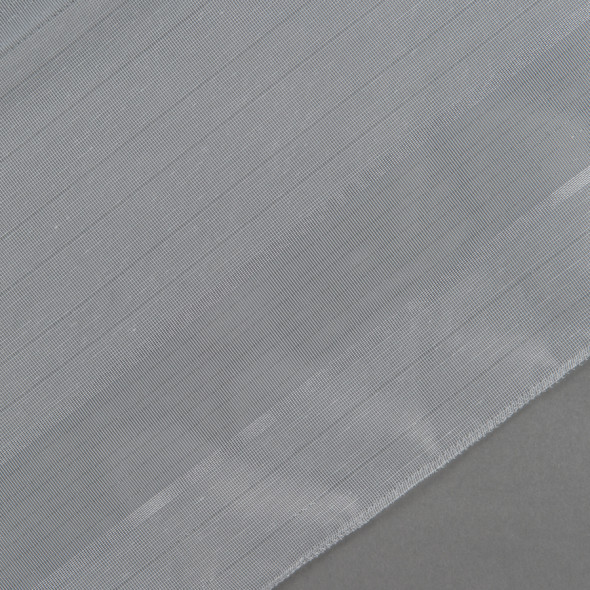 Firanka nowoczesna z ołowianką 017154 - wysokość 300 cm - biała/srebrna