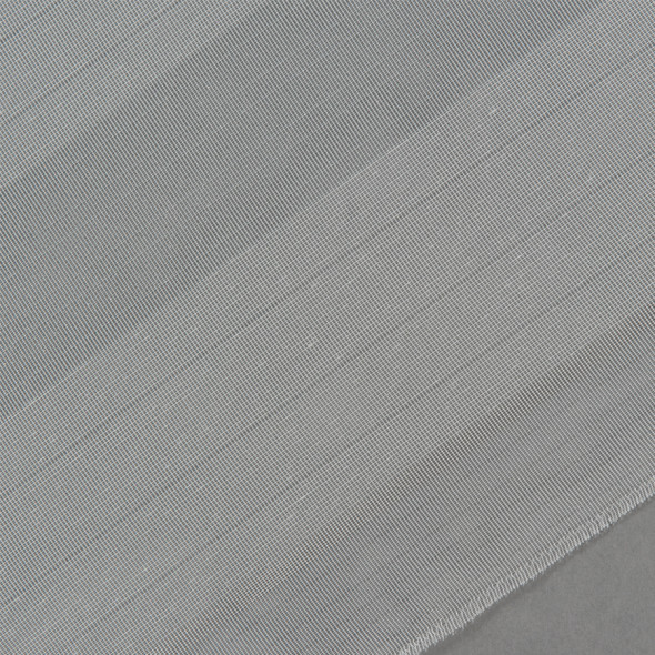 Firanka nowoczesna z ołowianką 017154 - wysokość 300 cm - kremowa/srebrna