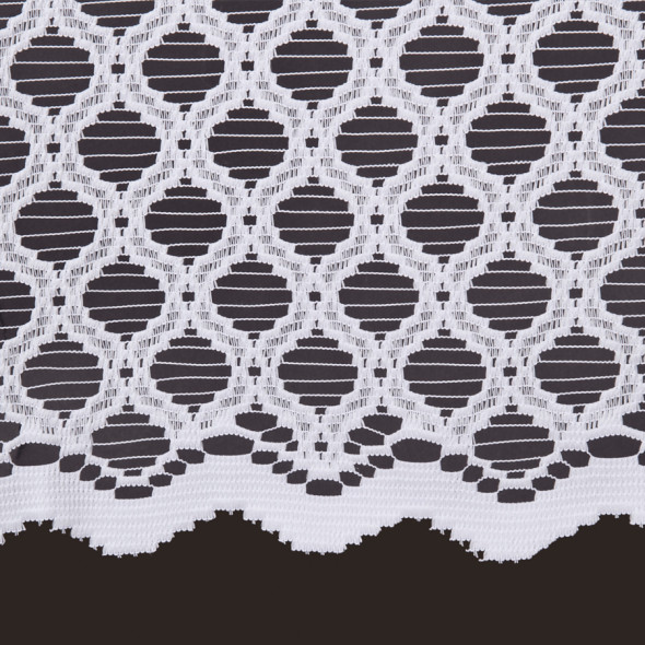 Firanka żakardowa 004632 - wysokość 160 cm - biały