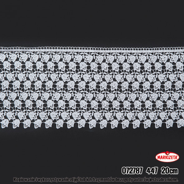 Gipiura 072787 T - wysokość 3 cm - biała