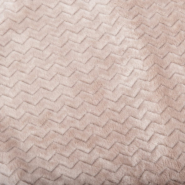 Komfortowy koc CAPRICE - 220x200 cm - ivory/ice coffe