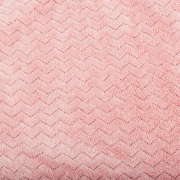 Komfortowy koc CAPRICE - 220x200 cm - pudrowy