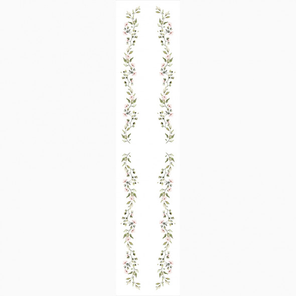 Bieżnik wodoodporny LANOSA - 38x180 cm - różowy