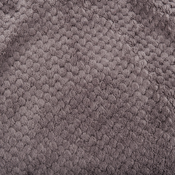 Miękki koc CHARM - 220x200 cm - szary