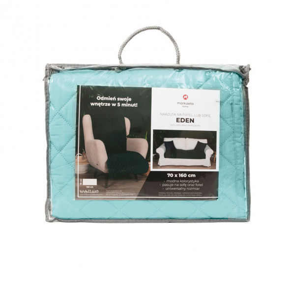 Narzuta dekoracyjna EDEN - 70x160 cm - miętowy
