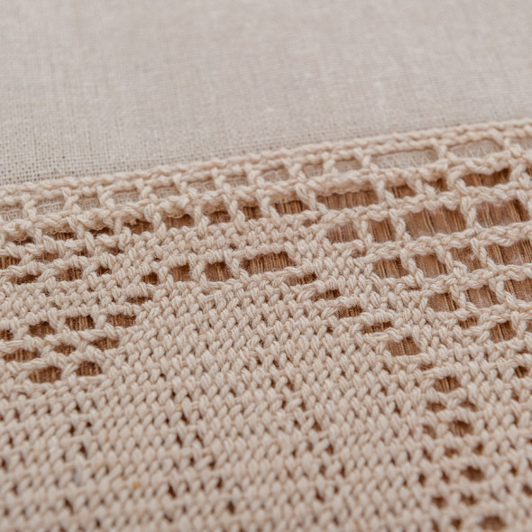 Obrus gipiurowy NEL - 60x120 cm - natural