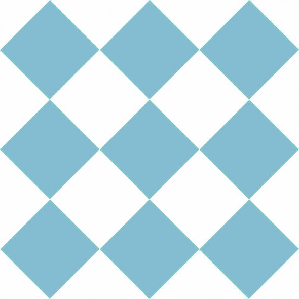 Obrus wodoodporny ROMBY - 130x160 cm - ecru/niebieski