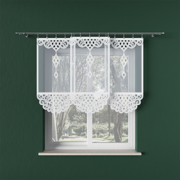 Panel żakardowy ALICJA - 120x60 cm - biały