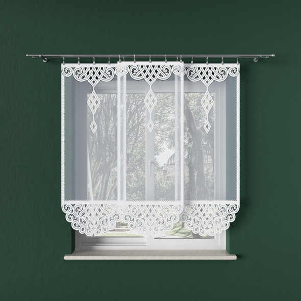 Panel żakardowy ALICJA - 160x60 cm - biały