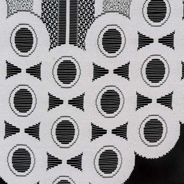Panel żakardowy ANDREA T - 120x75 cm - biały