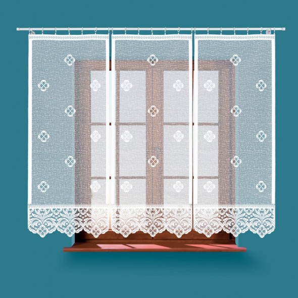 Panel żakardowy SOFIA - 160x60 cm - biały