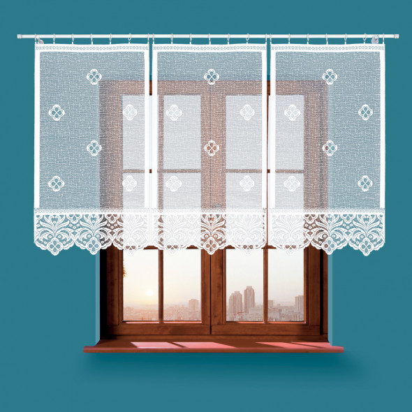 Panel żakardowy SOFIA BIS - 120x60 cm - biały