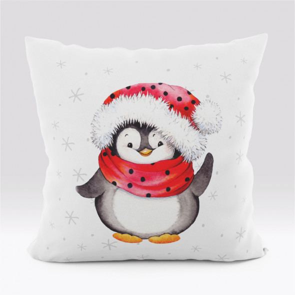 Poszewka dekoracyjna PINGWIN VELVET - 40x40 cm - 001