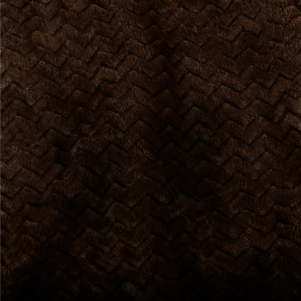 Poszewka dekoracyjna CAPRICE - 40x40 cm - czekoladowy