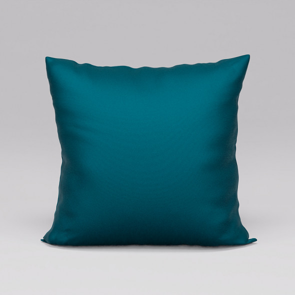 Poszewka dekoracyjna EDEN - 50x50 cm - ciemny turkusowy petrol