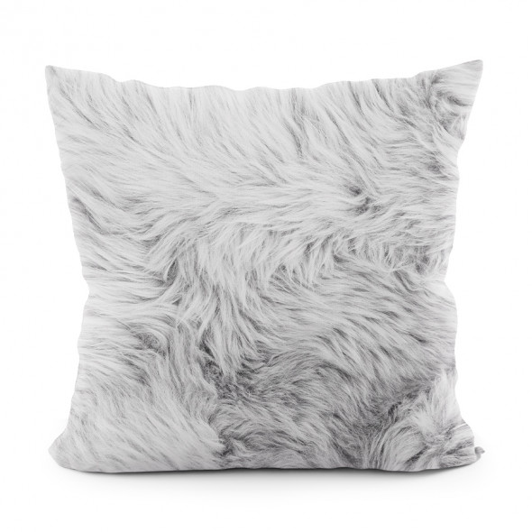 Poszewka dekoracyjna FUTERKO VELVET - 40x40 cm - szary