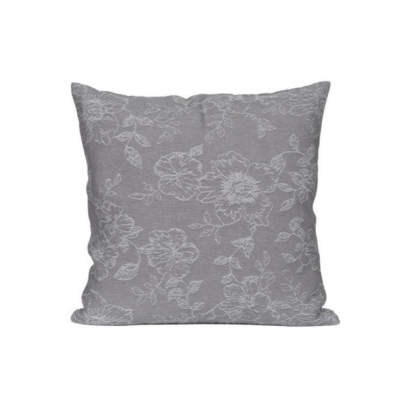 Poszewka dekoracyjna ILONA - 40x40 cm - ciemny szary