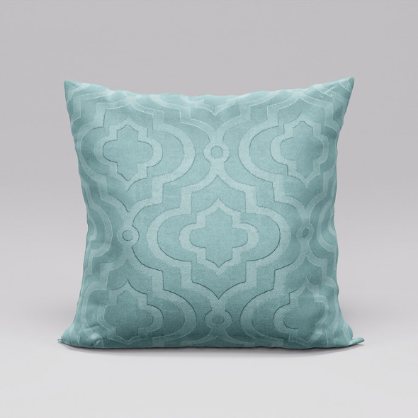 Poszewka dekoracyjna SALMA - 40x40 cm - miętowy