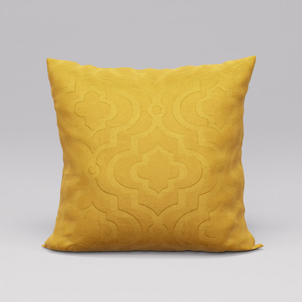 Poszewka dekoracyjna SALMA - 40x40 cm - żółty