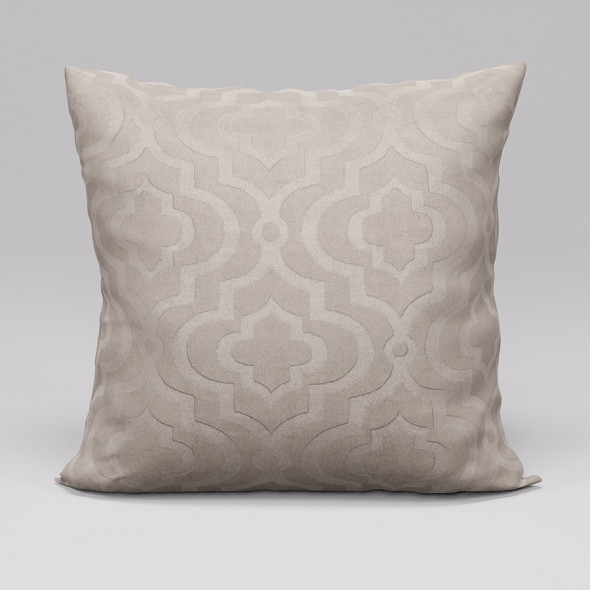 Poszewka dekoracyjna SALMA - 45x45 cm - jasny beżowy