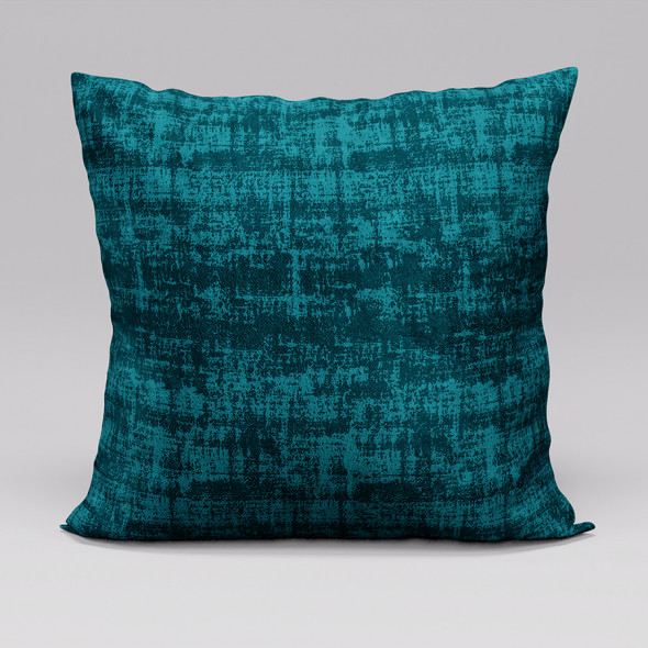 Poszewka dekoracyjna TAMARA - 45x45 cm - ciemny turkusowy petrol