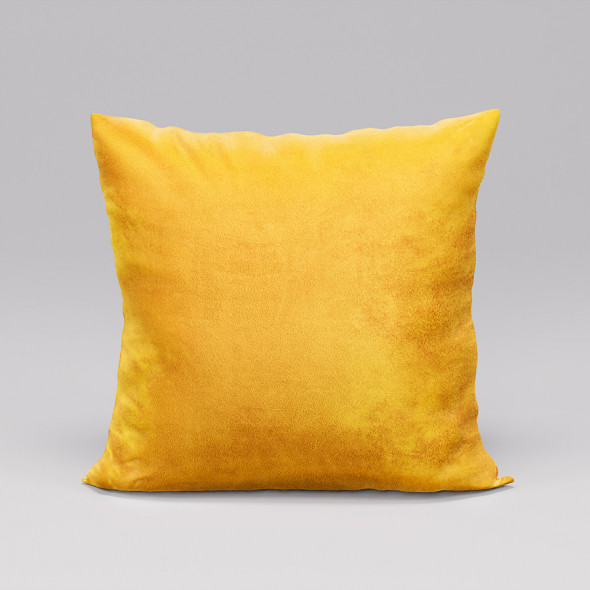 Poszewka dekoracyjna VELVI - 40x40 cm - żółty