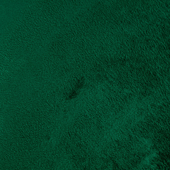 Poszewka dekoracyjna VELVI - 45x45 cm - ciemny zielony butelkowy