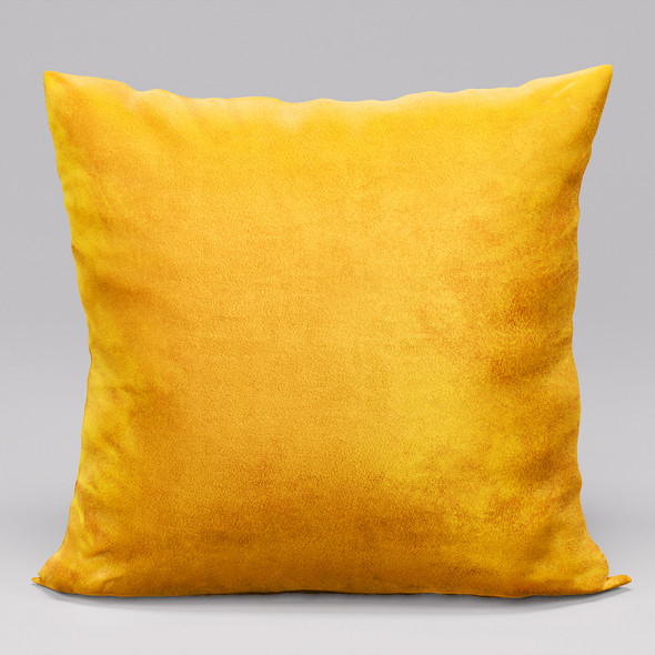 Poszewka dekoracyjna VELVI - 50x50 cm - żółty