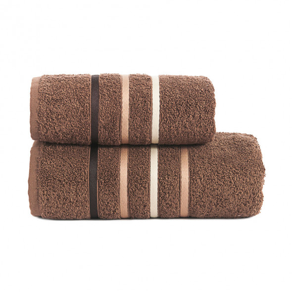 Ręcznik DOLCE - 70x140 cm - brązowy
