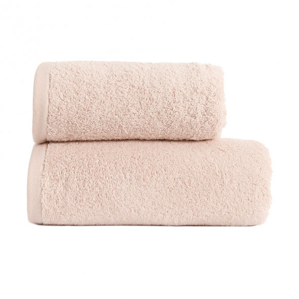Ręcznik gładki EMILIO - 70x140 cm - jasny beżowy
