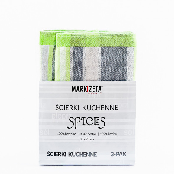 Ścierka kuchenna SPICES - 50x70 cm - lime