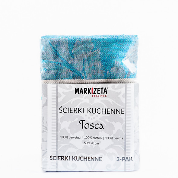 Ścierka kuchenna TOSCA - 50x70 cm - morska