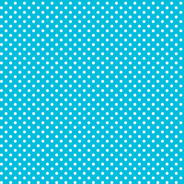 Serweta wodoodporna KROPKI - 85x85 cm - niebieski