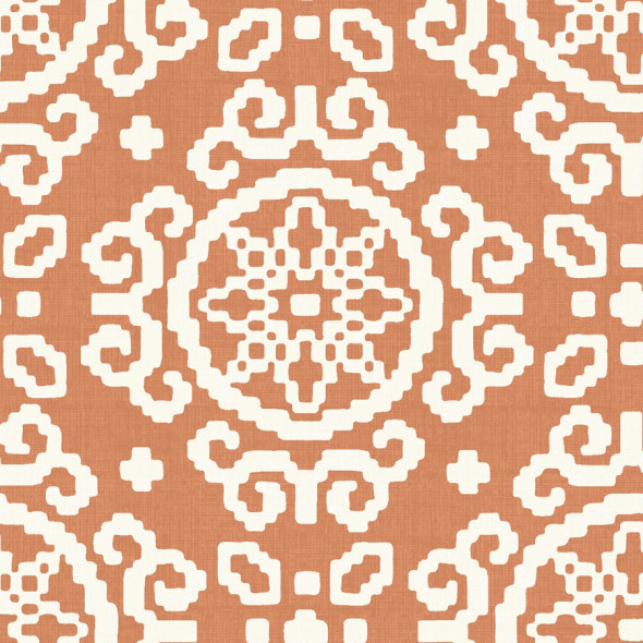 Serweta wodoodporna ROZETY - 85x85 cm - ceglasty