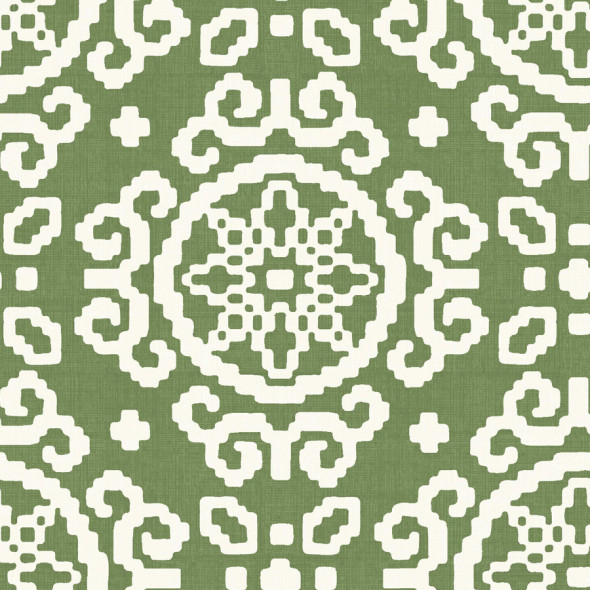 Serweta wodoodporna ROZETY - 85x85 cm - zielony