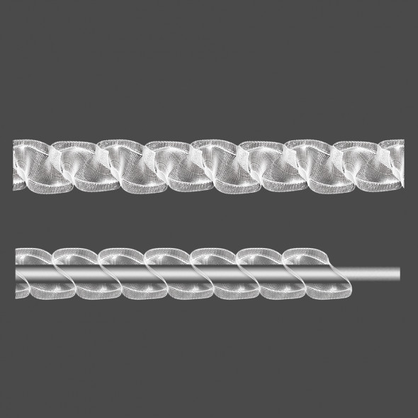 Taśma marszcząca smokowa z szelką M/TZ3/P - 1:2,5 - 3,5 cm