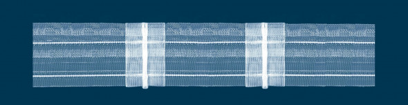 Taśma marszcząca z potrójną zakładką L/Z7Z - 1:2,5 - 5 cm