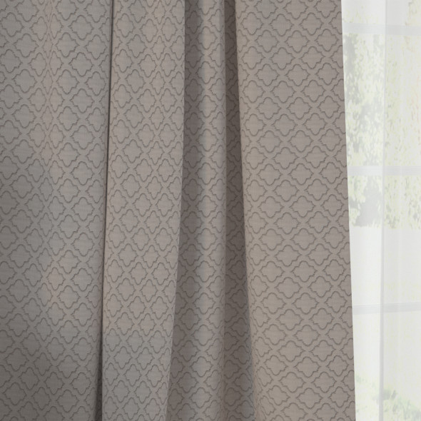 Tkanina dekoracyjna 083298-002 - wysokość 290 cm - beżowa