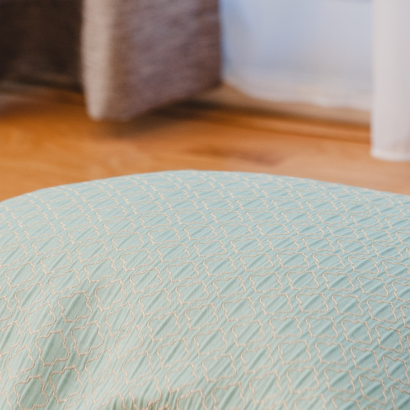 Tkanina dekoracyjna 083298-005 - wysokość 290 cm - miętowa