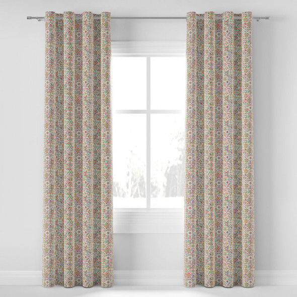 Tkanina dekoracyjna PATCHWORK - szerokość 140 cm - wielokolorowy