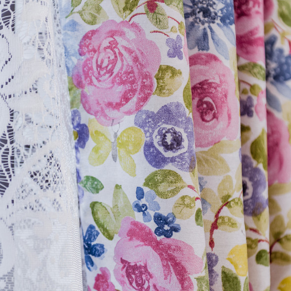 Tkanina dekoracyjna TZ7030-050 - wysokość 280 cm - wielokolorowy