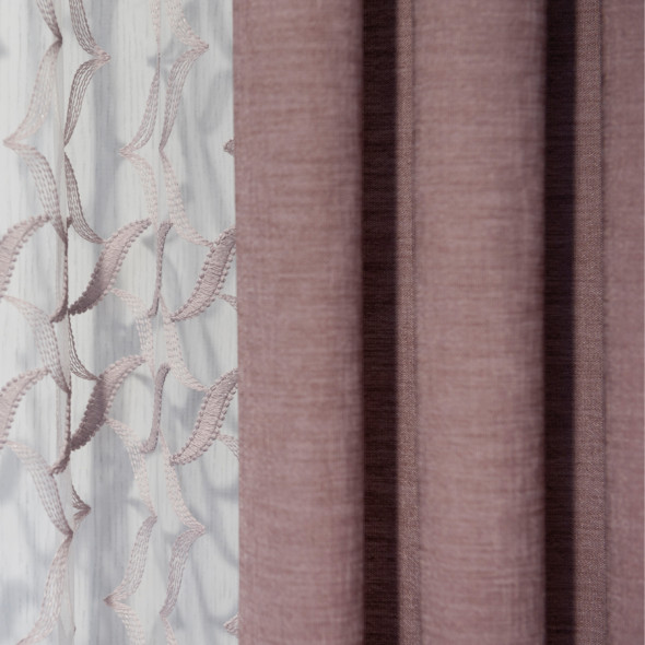 Tkanina jednobarwna ARTEMI-420 - wysokość 280 cm - róż indyjski