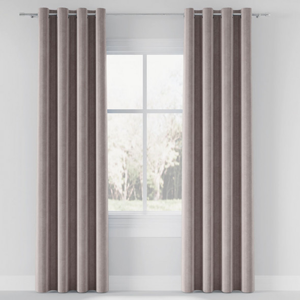 Tkanina jednobarwna VELVET-073 - szerokość 150 cm - liliowo-szary