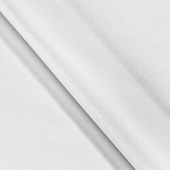 Tkanina obrusowa atłas TOATLA - szerokość 170 cm - biały