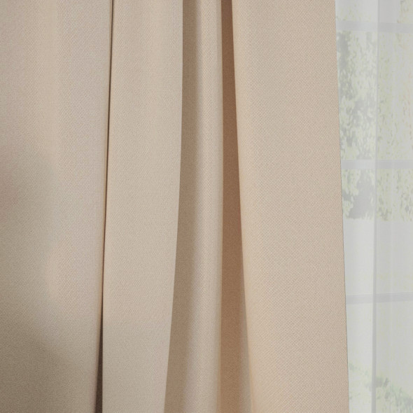 Tkanina zaciemniająca blackout NOBLE-394 - wysokość 280 cm - beżowa