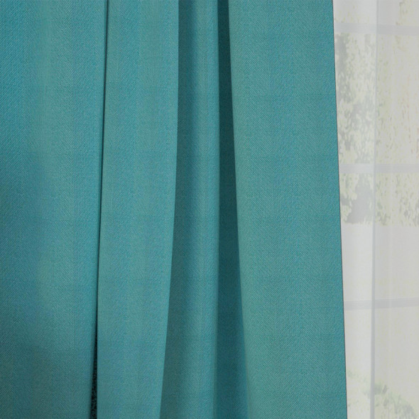 Tkanina zaciemniająca blackout NOBLE-685 - wysokość 280 cm - morska