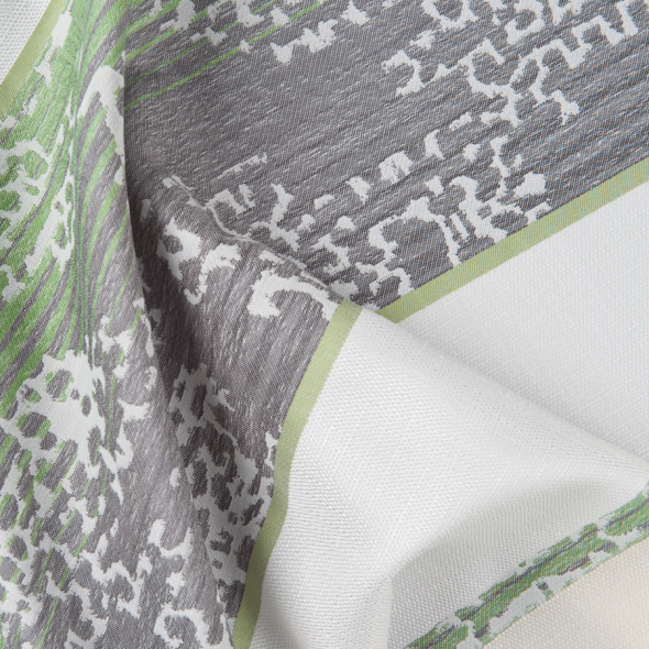 Tkanina zasłonowa 068501-007 - wysokość 290 cm - zielona