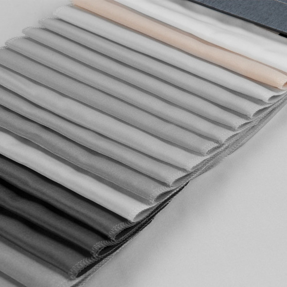 Tkanina zasłonowa typu tafta 015275-002 - wysokość 300 cm - ecru