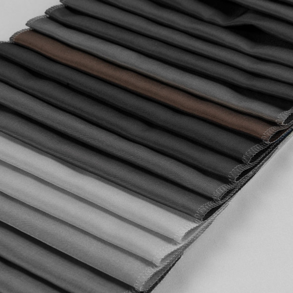 Tkanina zasłonowa typu tafta 015275-008 - wysokość 300 cm - jasnobrązowa