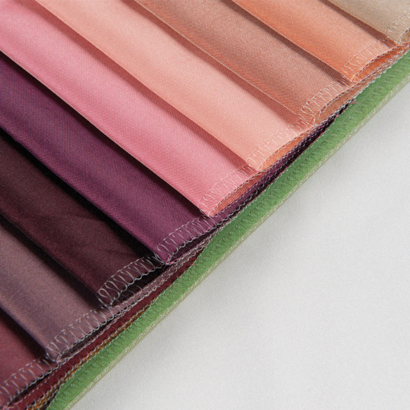 Tkanina zasłonowa typu tafta 015275-021 - wysokość 300 cm - oberżyna